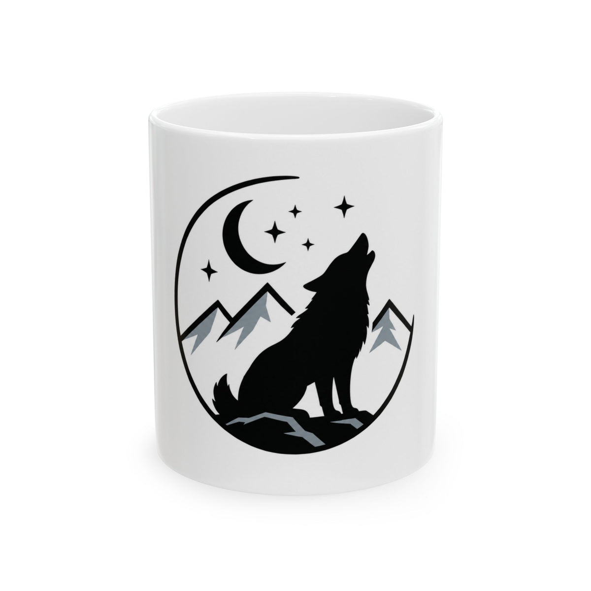 Howling-Wolf-Wild-Animal-Coffee-Mug