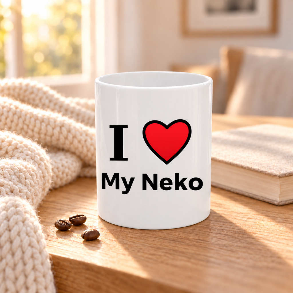 I-Love-My-Neko-Coffee-Mug