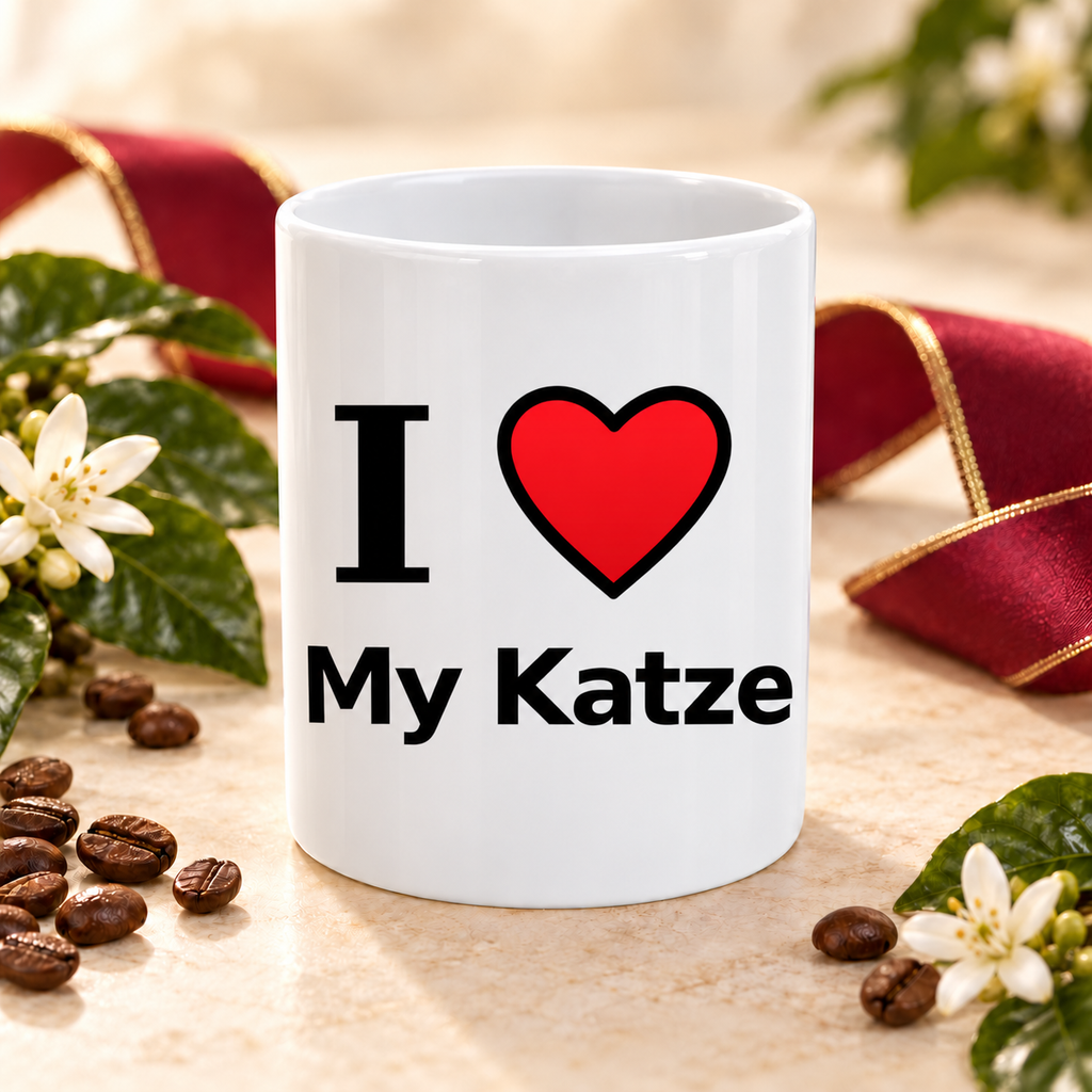 I-Love-My-Katze-Coffee-Mug