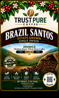 Brazil Santos Coffee | Medium Roast Single Origin | TrustPureCoffee