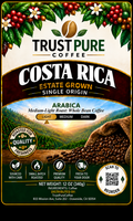Costa Rica  |  Medium - Light Roast Single Origin  |  TrustPureCoffee