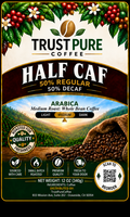 Half Caff Coffee Blend | Half-Caffeine Coffee | TrustPureCoffee