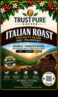 Italian Roast Coffee | Darkest Roast Coffee Blend | TrustPureCoffee