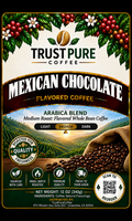 Mexican Chocolate Flavored Coffee | Rich Cocoa & Warm Spice | TrustPureCoffee