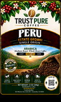 Peruvian Coffee | Medium Roast Single Origin | TrustPureCoffee