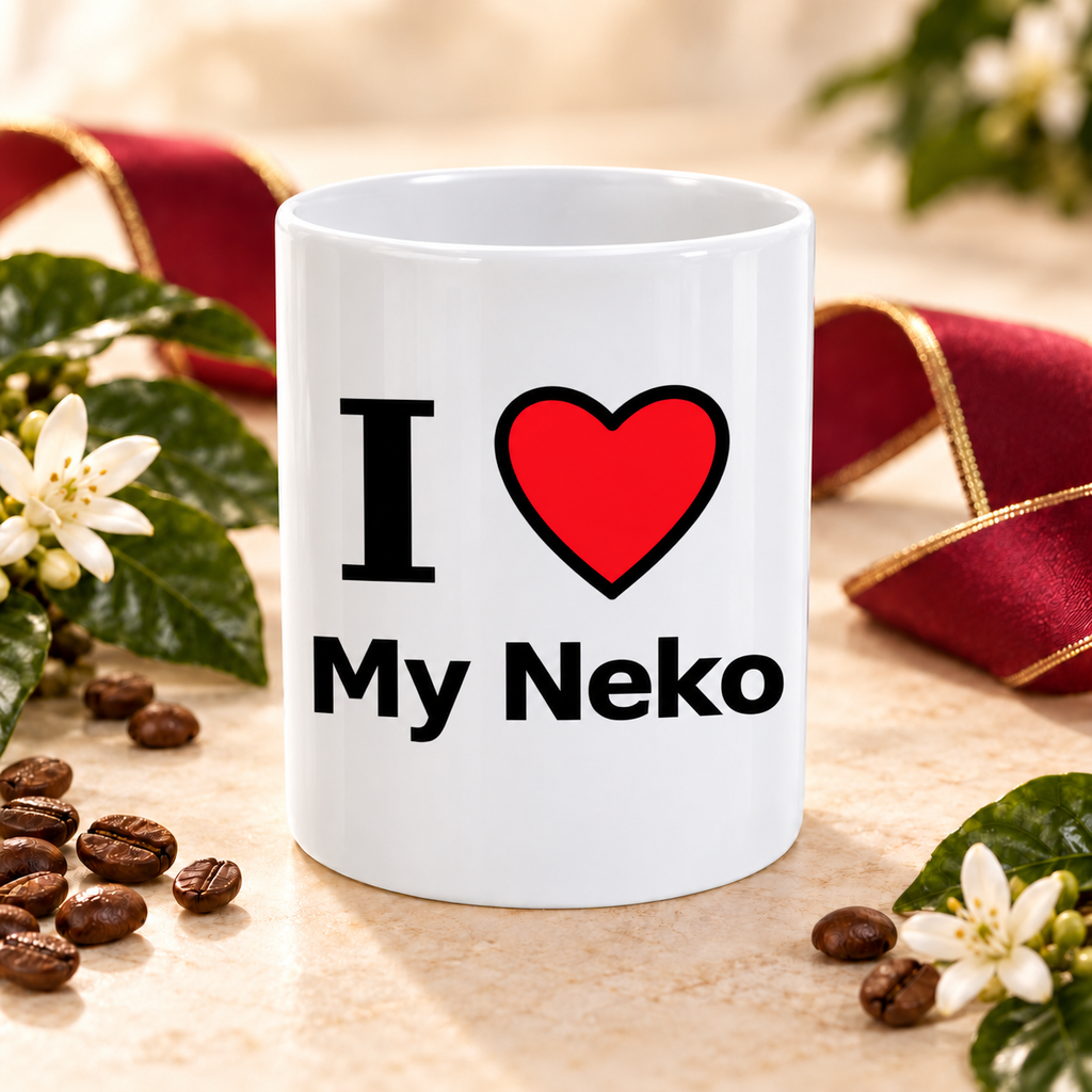 I-Love-My-Neko-Coffee-Mug